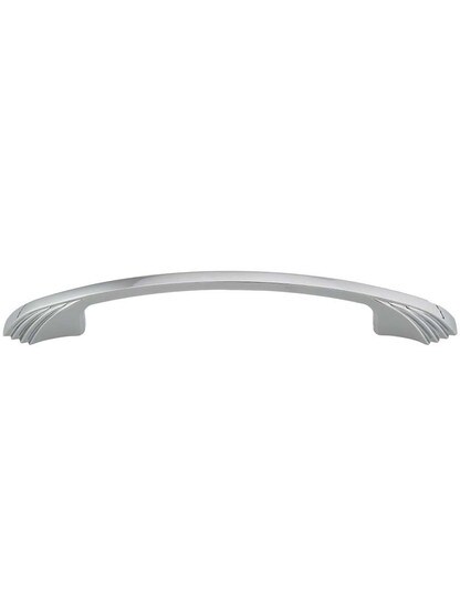 Sydney Flair Thin Drawer Pull - 5 inch Center-to-Center in Polished Chrome.